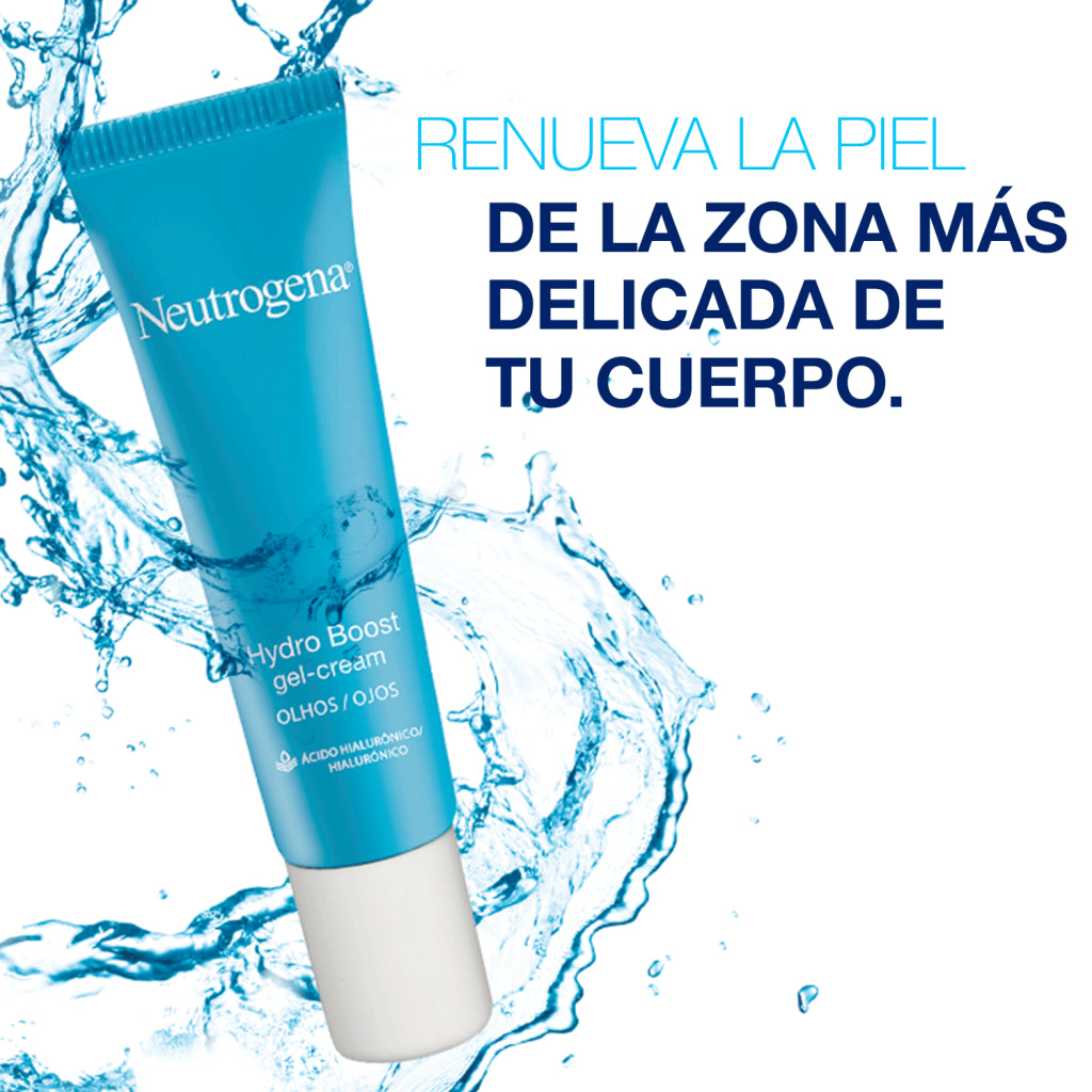Neutrogena – Contorno de Ojos Hydro Boost Hyaluronic Acid Eye Gel-Cream