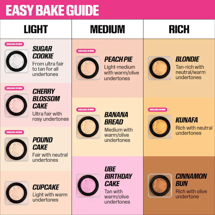 HUDA BEAUTY – Polvos Easy Bake