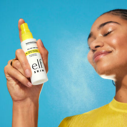 e.l.f. Cosmetics – Fijador de Maquillaje All Set for Sun SPF 45