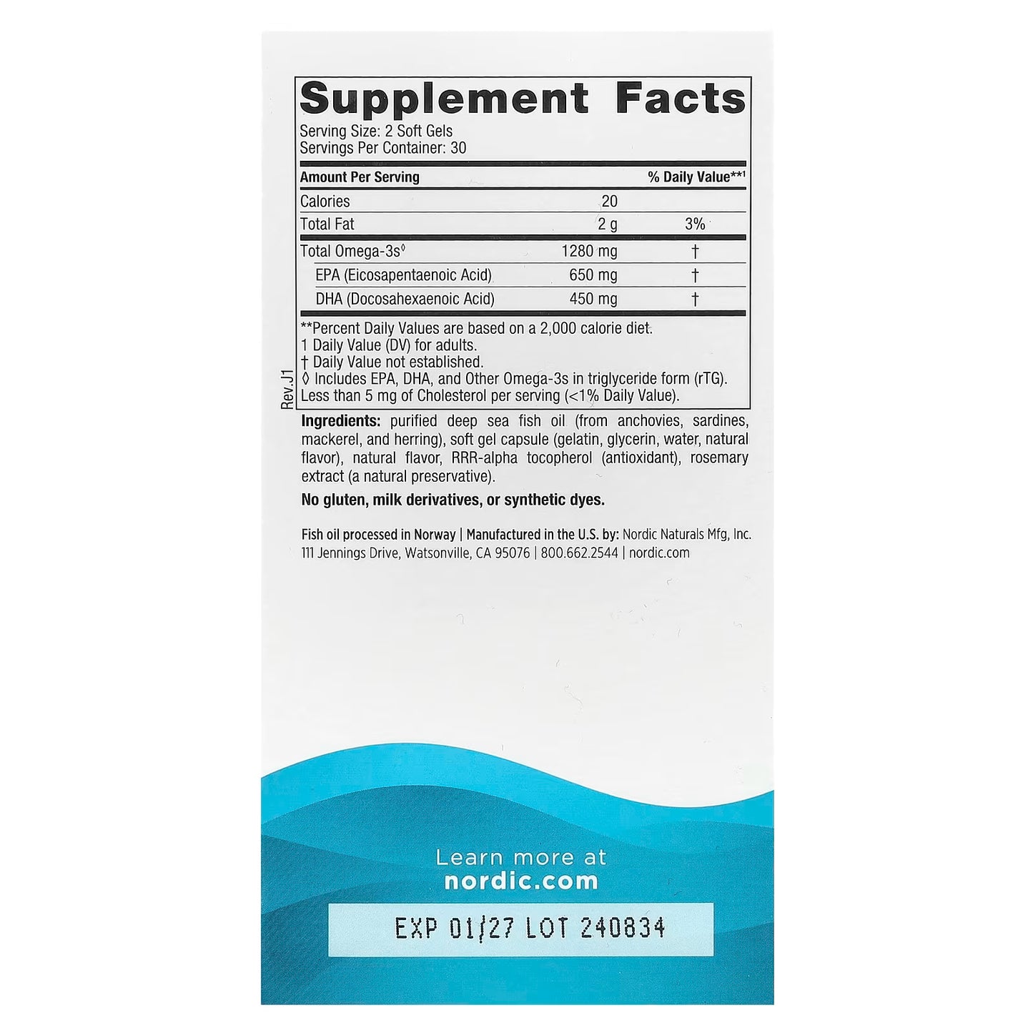 Nordic Naturals - Ultimate Omega en Gel