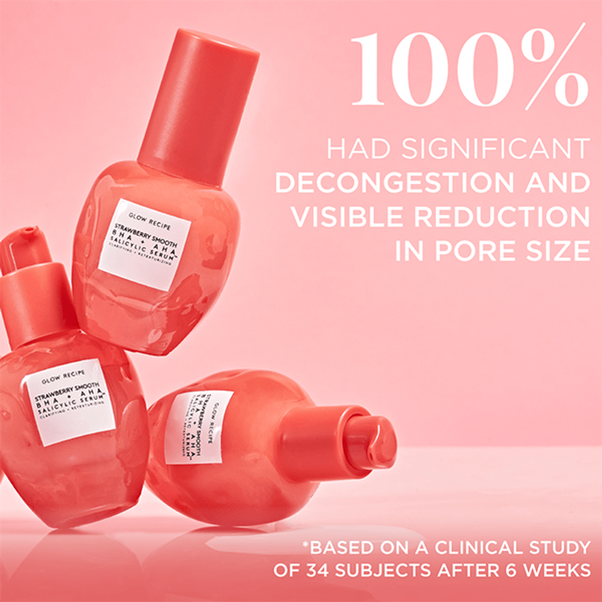 Glow Recipe – Serum Facial Strawberry Smooth BHA + AHA Salicylic Serum