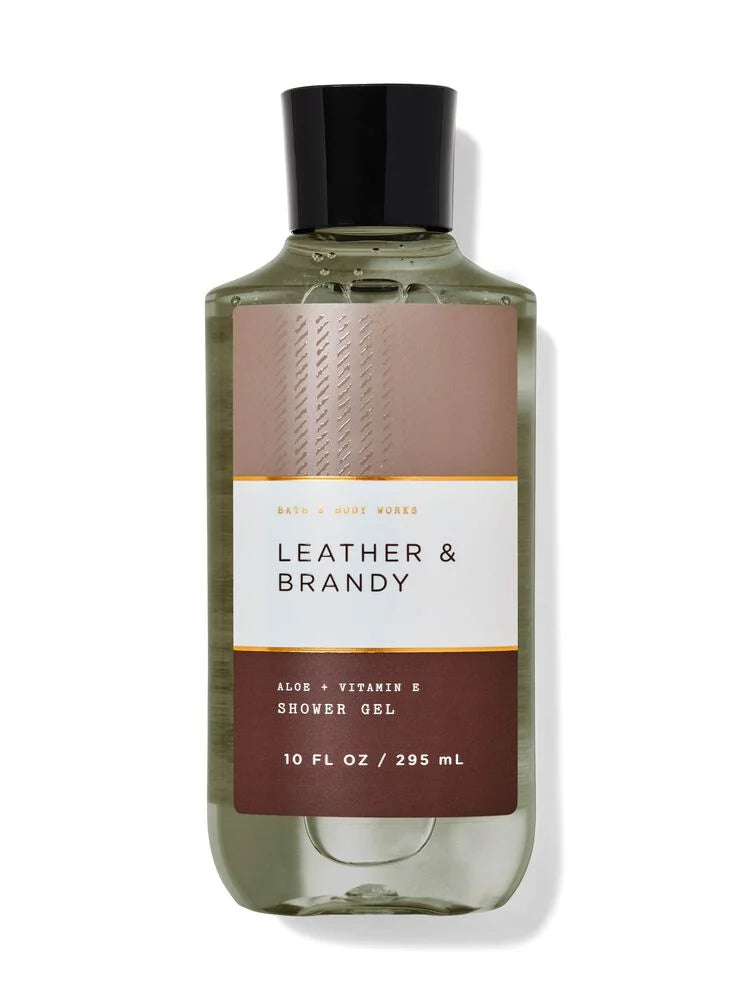 Bath & Body Works – Jabón Líquido Corporal Leather & Brandy Shower Gel