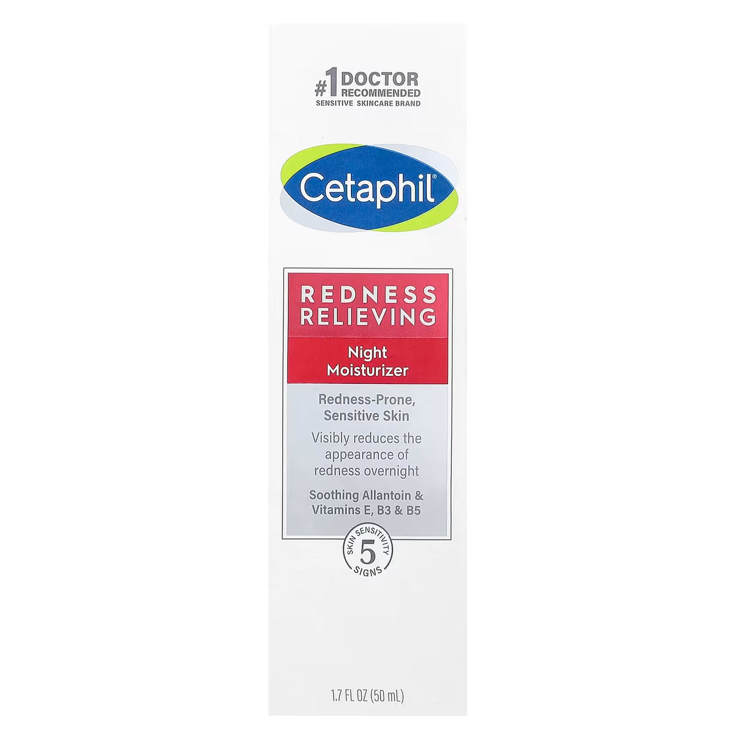 Cetaphil – Crema Facial Redness Relieving Night Moisturizer