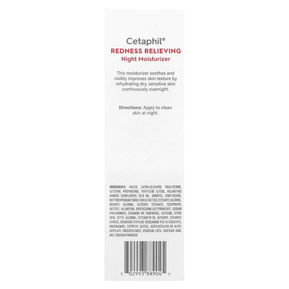 Cetaphil – Crema Facial Redness Relieving Night Moisturizer