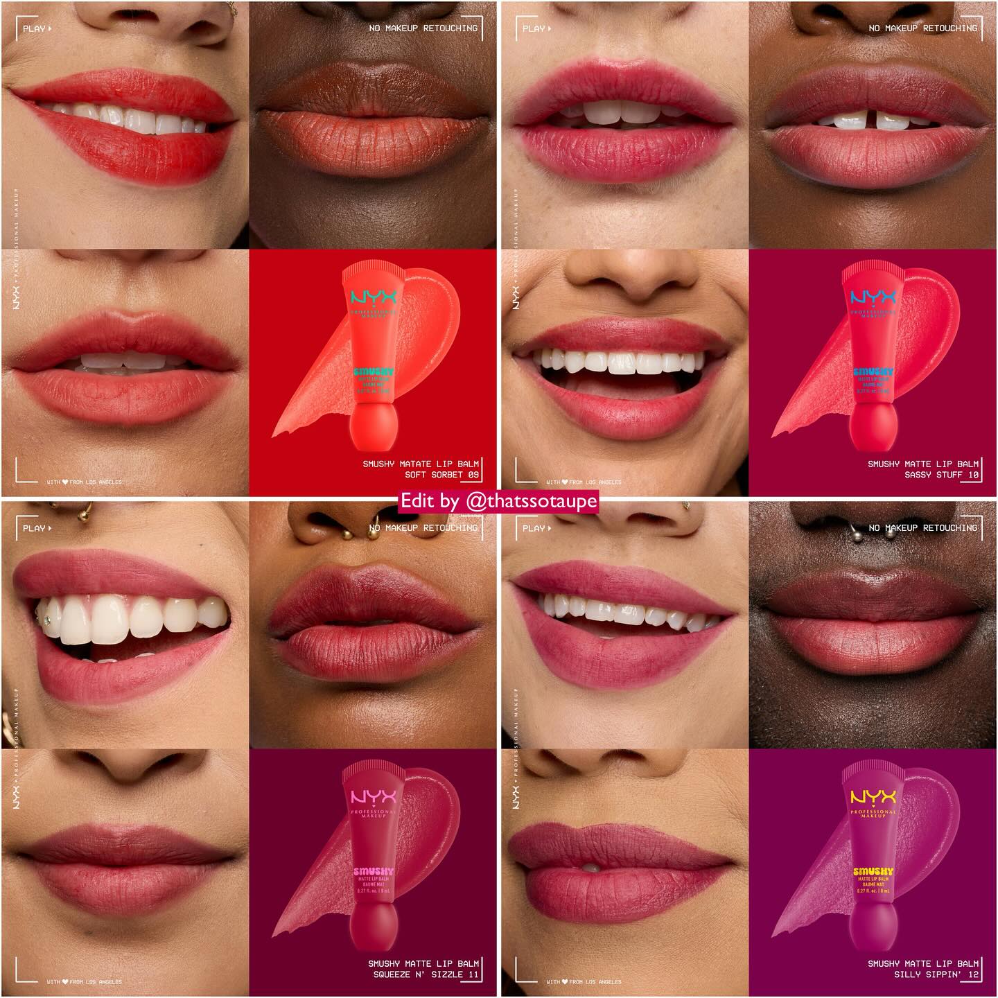 NYX – Bálsamo Smushy Matte Lip Balm