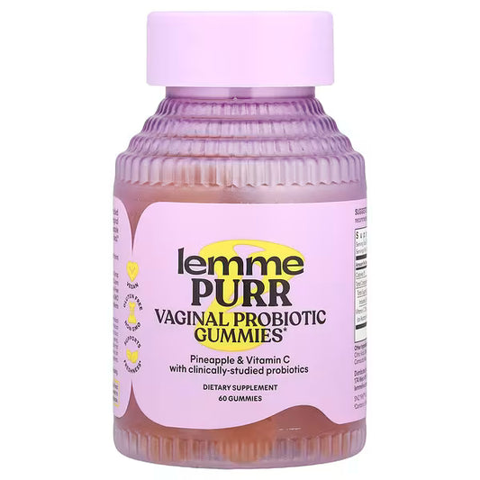Lemme Purr -Probióticos Vaginales en Gomitas Sabor Piña