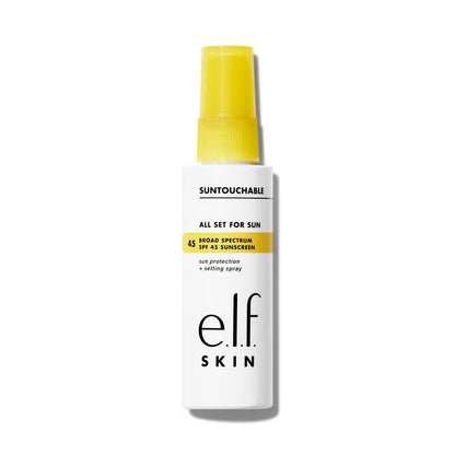 e.l.f. Cosmetics – Fijador de Maquillaje All Set for Sun SPF 45