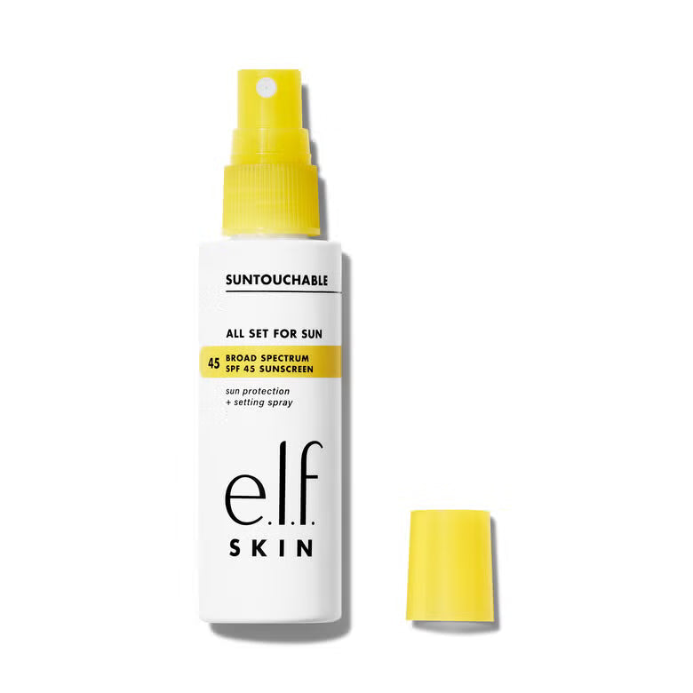 e.l.f. Cosmetics – Fijador de Maquillaje All Set for Sun SPF 45