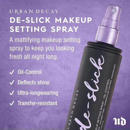 Urban Decay – Fijador de Maquillaje De-Slick Oil Control Makeup Setting Spray