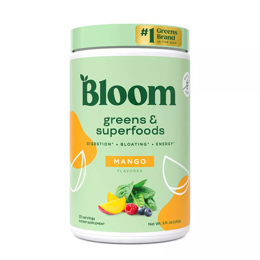 Bloom Greens & Superfoods - Suplemento en Polvo Mango