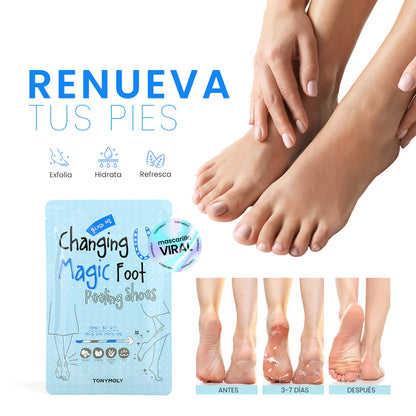 Tony Moly – Mascarilla Exfoliante Changing Magic Foot Peeling Shoes