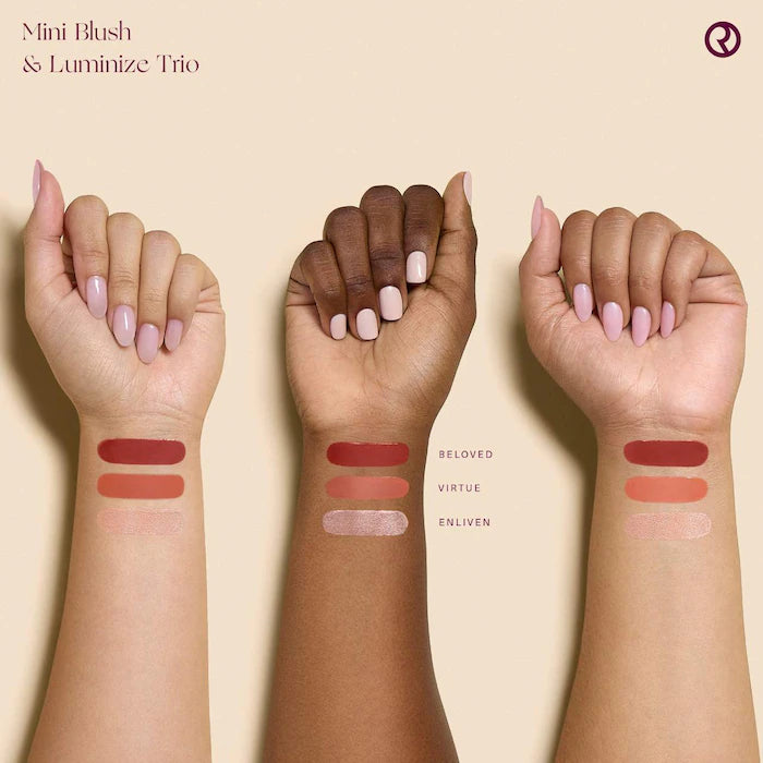 Rare Beauty – Set Mini Blush & Luminize Trio